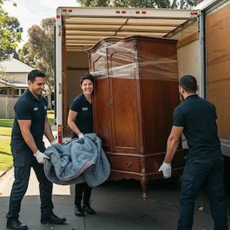 Staff moving a cabinet - Move Management